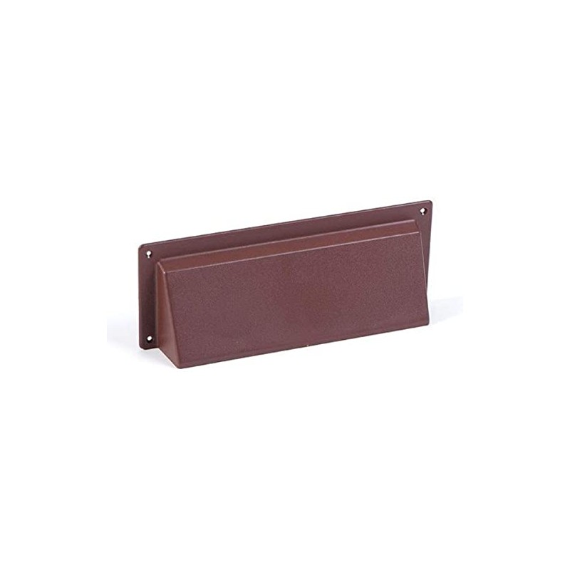 Timloc ABC93BR 9" x 3" Brown Air Brick Hooded Cowl