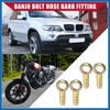 A ABSOPRO Banjo Bolt Hose Barb Fitting/Inner Brake Fuel Line