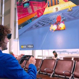 VITURE × 8BitDo Ultimate 2C Bluetooth Gaming Controller for Switch & Switch 2 | 6-Axis Motion Control | Hall Effect Joysticks | Rumble Vibration | Turbo Function | Wake on Shake | Smoky Translucent