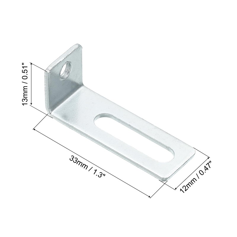 PATIKIL Whiteboard Mounting Hardware, 12 Set White Board Wall Hanger