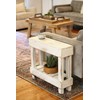 Reclaimed Wood Luxe Accent Table (All-White) SKU 1124