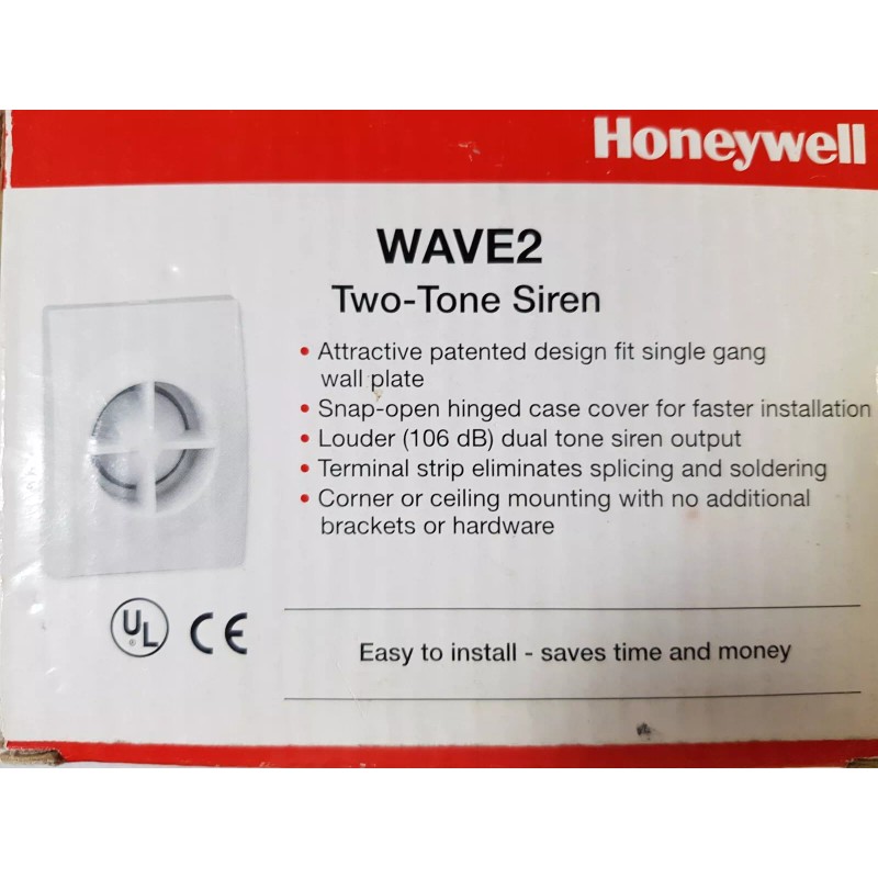 HONEYWELL ADEMCO WAVE2 TWO-TONE SIREN - NEW OPEN BOX