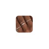 Milacolato Set of 4 Gold Rings Women's 18 K Gold-Plated