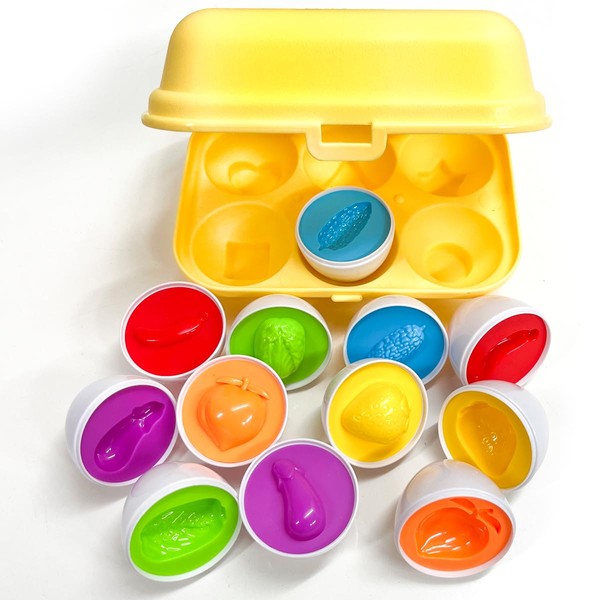Fruit Themed Matching Eggs