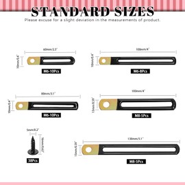 Hilitchi 76PCS 5 Sizes Vinyl Coated Cable Clamps Assortment Kit Insulated Hose Pipe Clamp Rubber Cushioned Hose Clamp Insulated Tube Clips for Tube Pipe Wire Cord Installation