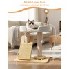 Simcat Cat Tree for Indoor Cats Large Adult, Cat Tower