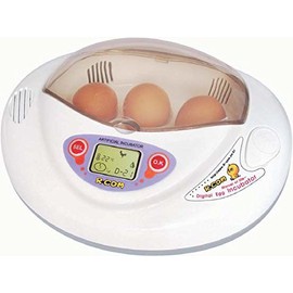 R+Co 2500100 Plastic/Metal Mini Digital Auto-Turning Egg Incubator