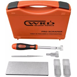 WRD-SKM Pro Scraper – Kit M, Pinchweld Preparation with Moon Blades, Windshield