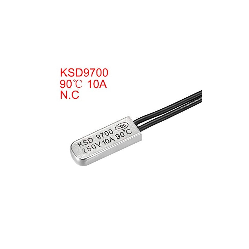 sourcing map Thermal Switch Normally Closed Temperature Controller