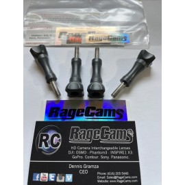 For GoPro 4 Genuine Grey GoPro Long Thumb screws for GoPro Hero 4-5-6-7-8-9-10