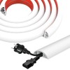canaletas para Cables Pared, canaleta Flexible para Cable de Suelo,Protector