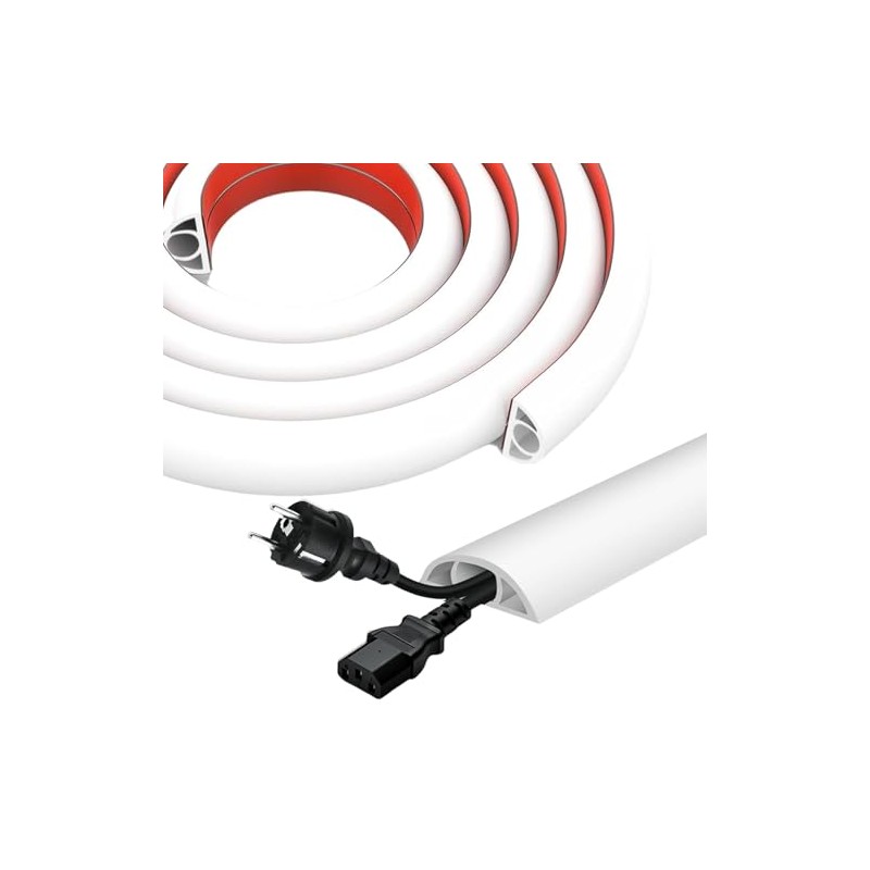 canaletas para Cables Pared, canaleta Flexible para Cable de Suelo,Protector