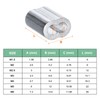 M METERXITY 200-Pack Aluminum Crimping Loop Sleeves, 2mm 5/64" Double
