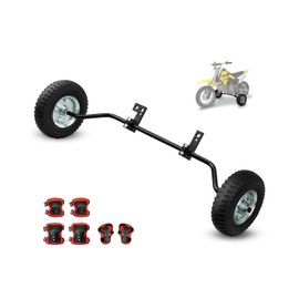 Dirt Bike Training Wheels Compatible with Honda CRF50 XR50 Z50 Z50R Razor MX125 MX400 MX500 Yamaha PW50 TTR50 and Most 50CC 49cc Motorcycles，Adjustable Height Training Wheels for Kids' Pit Dirt Bikes