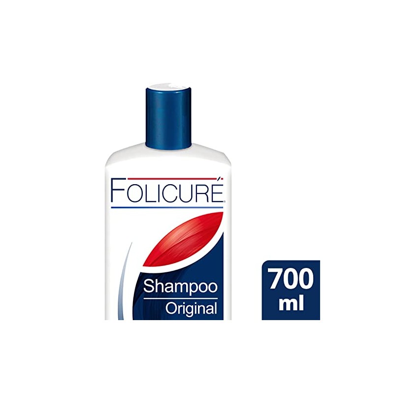 Folicuré Shampoo Original control caída con FolisacáridosTM, Pantenol y Biotina