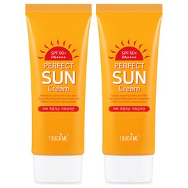Touch Me Perfect UV Protection Sunscreen 60ml 2 Pack / Large Capacity Triple Function SPF50+ PA++++