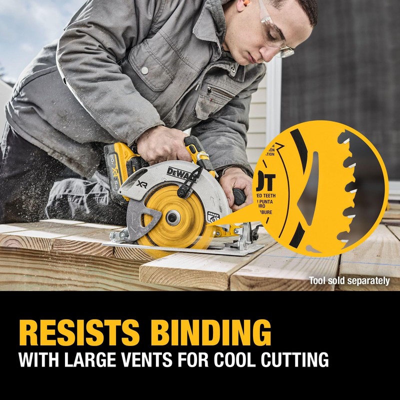 DEWALT Circular Saw Blade, 8-1/4 Inch, 40 - Teeth (DWA281440)