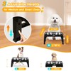 COMESOON Elevated Dog Bowls for Small Medium Dogs, 3 Height