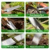 2 Pack Garden Weeding Tool, Stainless Steel Hand Weeder &