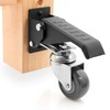 Workbench Caster kit 4 Heavy Duty Retractable Casters with Urethane
