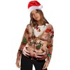 URAWESO Ugly Christmas Sweatshirt for Women Men Funny 3D Printed