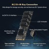 Binardat M.2 to SATA Card 4 Port, 6Gbps SATA 3.0