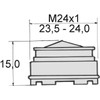 Set of 3 aerators CACHE CASCADE SLC STD/M 24 x