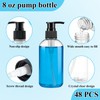 48 Pcs 8oz Empty Plastic Lotion Pump Bottle Dispenser