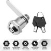 Litensh Thread Tubular Cam Lock with Keys Different, Mailbox Lock
