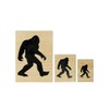 Bigfoot Silhouette Mounted Rubber Stamp - 3 sizes - You