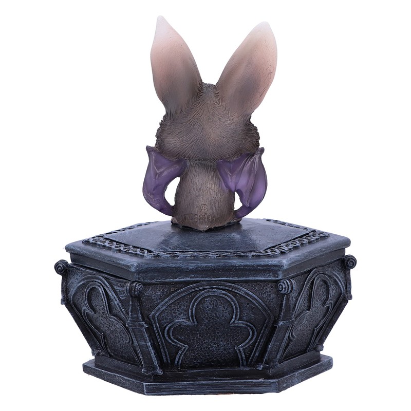 Nemesis Now Batty Box 6" Resin Black Gothic Bat Box