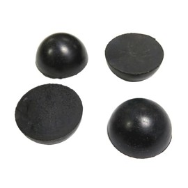 WW-THI-304AN Wide Work Vibration and Soundproofing Hemispherical Insulator, Non-Resilient Rubber, Pack of 4, 1.2 inches (30 mm) Diameter x 0.6 inch (15 mm) Thickness Hemispherical