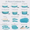 GIPP 21PCS Pots and Pans Set Non Stick, Kitchen Cookware