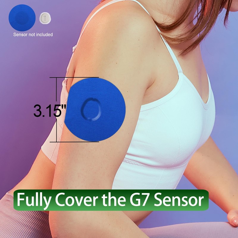 G7 Adhesive Patches Waterproof 20Pack G7 Overpatch Flexible CGM Tape
