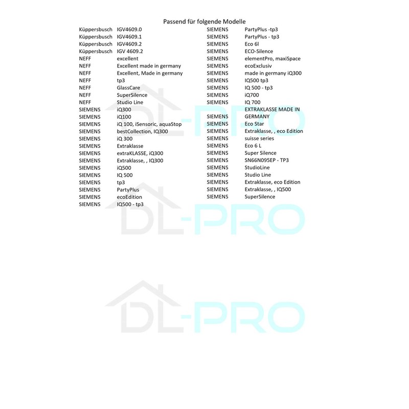 Solenoid Valve Drain Valve for Water Bag in Dishwasher /