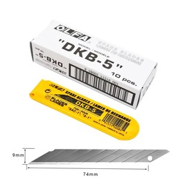OLFA DKB-5 30-degree sharp angle art blade wallpaper/car film blade 50 pieces, Made in Japan, Silver