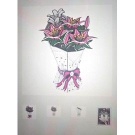 Unbranded Craft BuddyUS "Luscious Lilies" 3D Color Me! Puzzle Kit