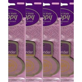 Poppy Grace Mate Classic Cardboard Car Airfreshener Lavender Value Pack 10 Pieces