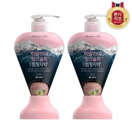 Himalayan Pink Salt Pump Toothpaste 285g (Floral) x 2 / 히말라야핑크솔트 펌핑치약 285g (플로럴) X 2개