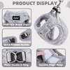 PUPTECK Adjustable Dog Harness Collar and Leash Set Step in