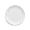 ZEN Pleats Porcelain Dinner Plates 11 Inch Set of 6