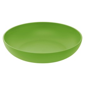 Magu Natural Design Fruit Bowl, Green, Diameter 26 cm, Made from a Polymer Made of Natural Materials, Serving Bowl, Salad Bowl, Fruit Bowl
