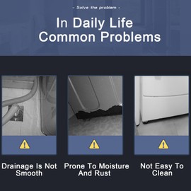 Washing Machine Stand Adjustable Dryer Stand with 4 Sturdy Feet and Max Load 400KG Base Multi-Functional Adjustable Base for Washing Machine (7-9cm)