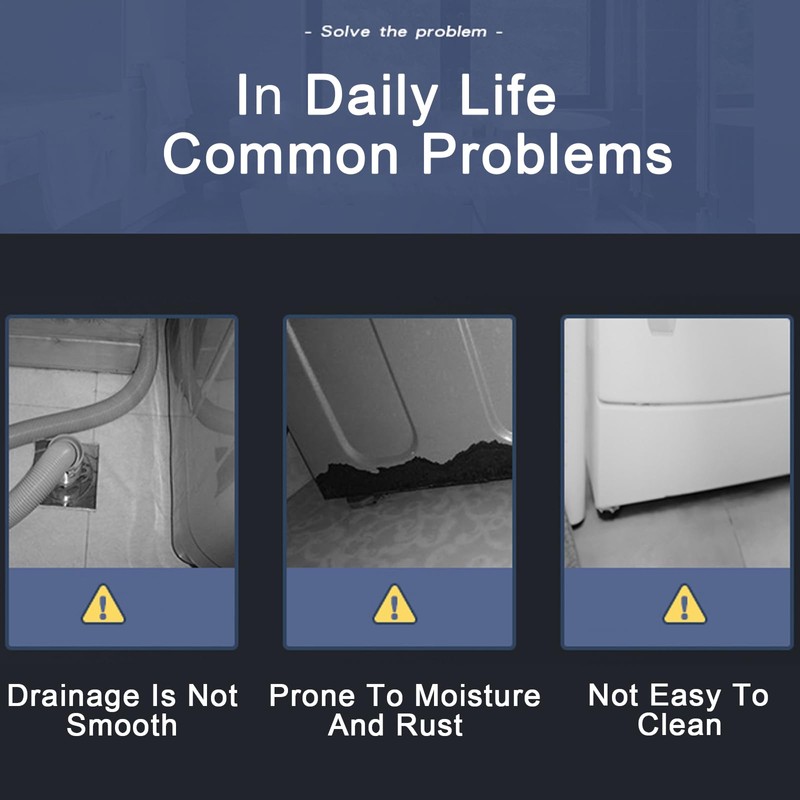 Washing Machine Stand Adjustable Dryer Stand with 4 Sturdy Feet