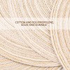 Ryncoco Round Placemats Cotton Heat Resistant Braided Placemats Washable 14