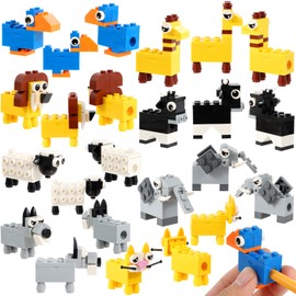 24 PCS Building Blocks Pencil Sharpener for Kids Handheld Pencil Sharpener Bulk Building Blocks Manual Pencil Sharpener Kids Pencil Sharpener for School Office Home