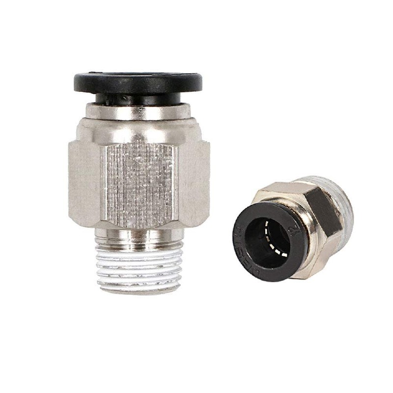 Beduan Push to Connect Fitting, 3/8" Tube OD x 1/4"
