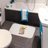 Mr. & Mrs. Panda Bath Mat Raccoon Gift Shower Mat