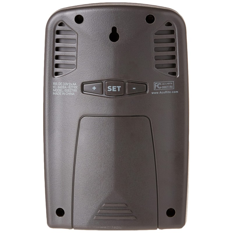 AcuRite 00827 What-to-Wear Wireless Weather Forecaster white, 0.5