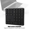 BT308 35 Keys Numeric Keypad Rechargeable Wireless Ultra Thin Keyboard